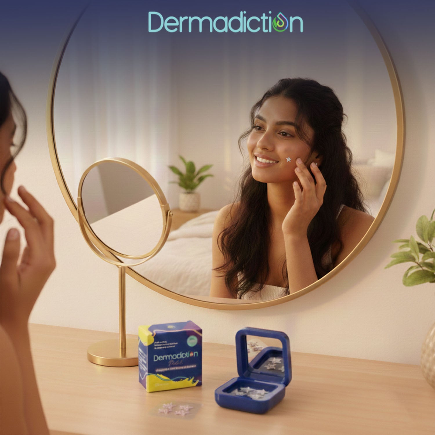 Glitter Star Acne Patch with Case